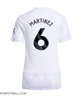 Billige Fotballdrakt Manchester United Lisandro Martinez #6 Replika Bortedrakt Dame 2025-26 Kortermet Billige Fotballdrakt Manchester United Lisandro Martinez #6 Replika Bortedrakt Dame 2025-26 Kortermet